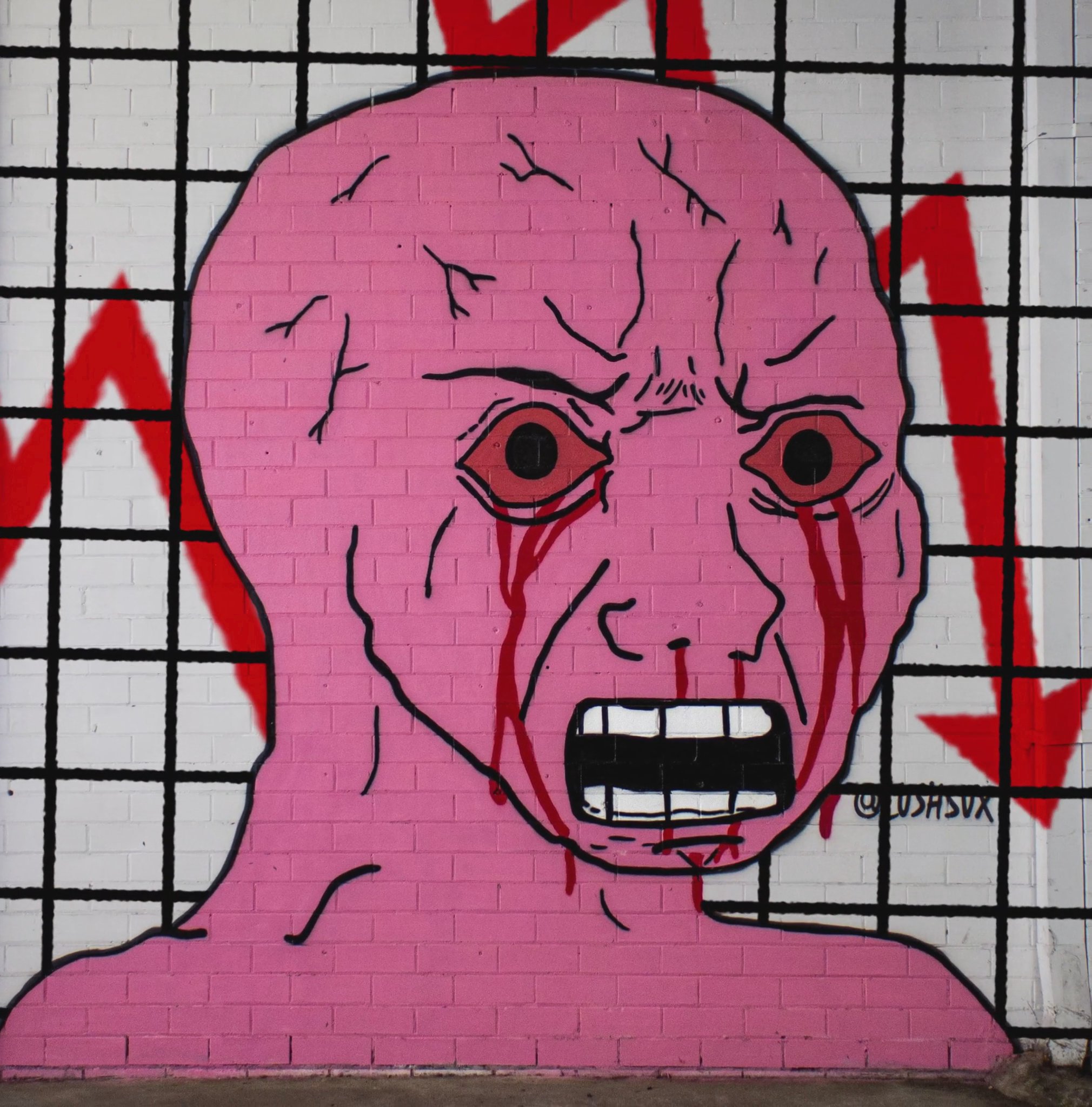 pink wojak doomer #1250 NFT - Best Price 0.0003 WETH($0.48)